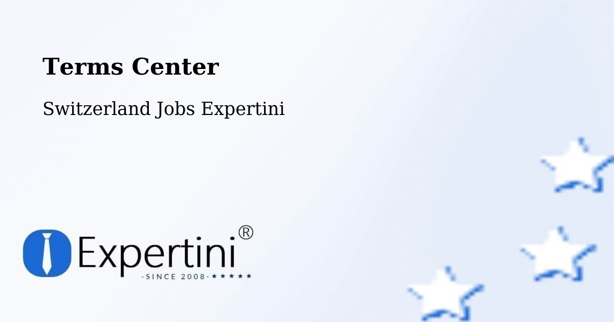 Terms of Service – Thal - Switzerland Jobs Expertini